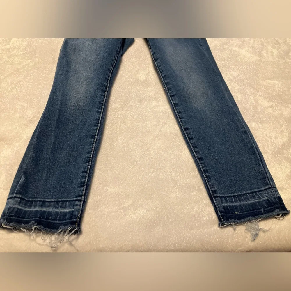 7 For All Mankind Kids Dark Blue Distressed Jeans